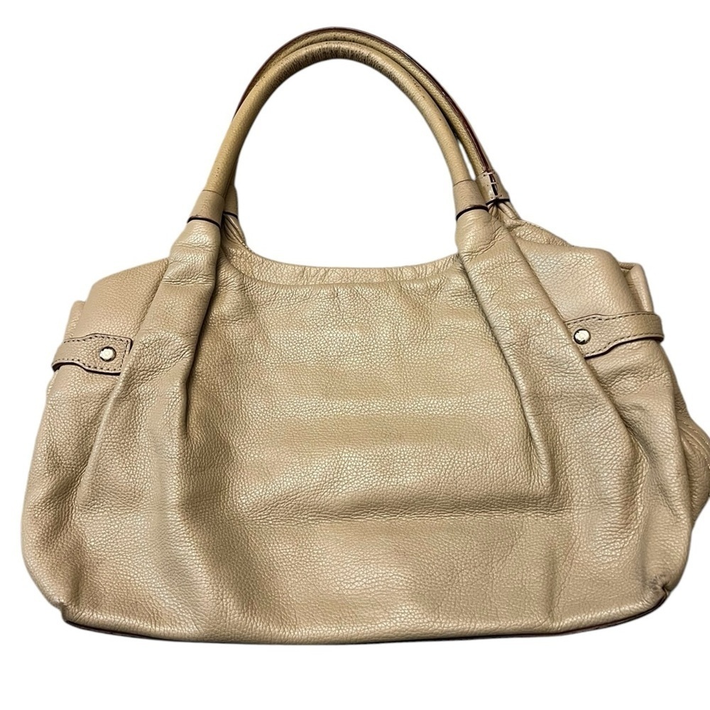 KATE SPADE Berkshire Rd “Baxter” light taupe beige handbag bag purse - Picture 2 of 4